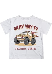 Vive La Fete Florida State Seminoles Toddler White On My Way Short Sleeve T-Shirt