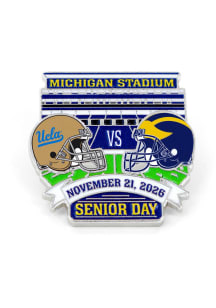Michigan Wolverines Souvenir 2026 vs UCLA Game Day Pin - Blue