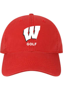Wisconsin Badgers Golf EZA Twill Adjustable Hat - Red