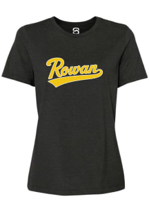 Summit Sportswear Rowan University Womens Black TAILSWEEP Short Sleeve T-Shirt
