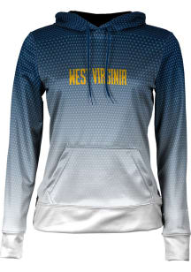 ProSphere West Virginia Mountaineers Womens Navy Blue Zoom Hooded Sweatshirt