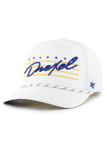 47 Drexel Dragons Downburst Hitch Adjustable Hat - White