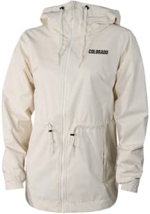 Columbia Colorado Buffaloes Womens White Heat Seal Lily Park Light Weight Jacket