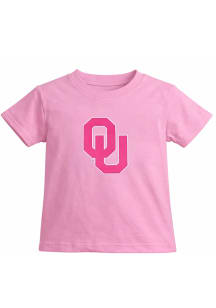 Little King Oklahoma Sooners Toddler Pink Sparkle Short Sleeve T-Shirt