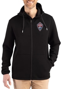 Cutter and Buck Colorado Rapids Mens Black Epic Comfort Full Zip Light Weight Jacket