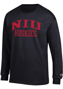 Champion Northern Illinois Huskies Black Jersey Long Sleeve T Shirt