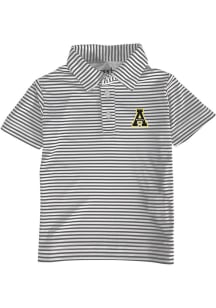 Appalachian State Mountaineers Toddler Dark Grey Carson Short Sleeve Polo Shirt