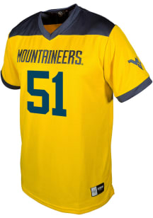 Raymond Kovalesky  Genuine Collective West Virginia Mountaineers Gold Football NIL Football Jersey