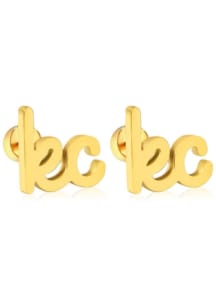 Kansas City EB & Co Script Initial Stud Womens Earrings