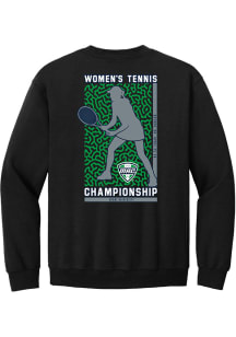 Summit Sportswear MAC Mens Black Women's Tennis Championship 2026 Long Sleeve Crew Sweatshirt
