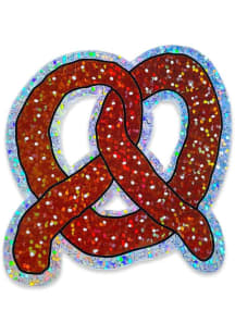 Philadelphia Pretzel Sticker Stickers - Brown