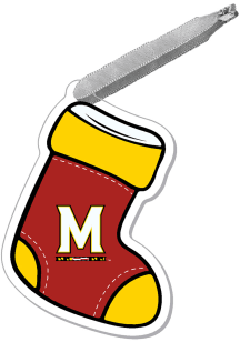 Maryland Terrapins Stocking Ornament - Red