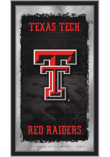 Texas Tech Red Raiders Football Hanging Back Bar Mirror