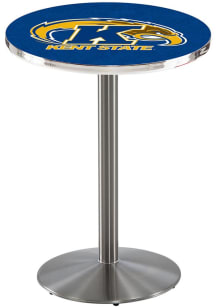 Kent State Golden Flashes Stainless Round Base Pub Table