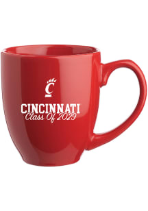 Cincinnati Bearcats 16oz Class of 2029 Glossy Bistro Ceramic Mug - Red