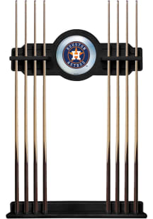 Houston Astros Solid Wood Cue Rack Pool Table