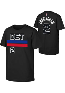 Cade Cunningham Detroit Pistons Youth Black Statement Edition NN Player Tee