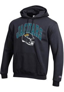 Champion Jacksonville Jaguars Mens Black Arch Helmet Long Sleeve Hoodie