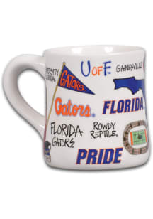 Florida Gators 20oz Campus Icons Ceramic Mug - White