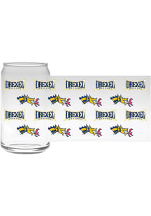 Drexel Dragons Team Logo Pint Glass - White