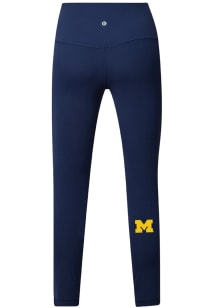 lululemon Michigan Wolverines Womens Navy Blue Align High Rise 25" Pants