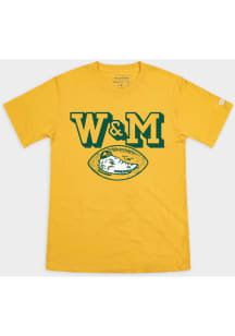 Homefield William & Mary Tribe Gold Primary Logo Short Sleeve Fashion T Shirt