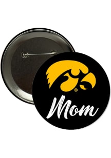 Iowa Hawkeyes 3" Mom Button - Yellow