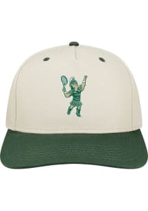Michigan State Spartans Heritage Sparty Tennis Adjustable Hat - Natural