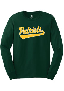 Summit Sportswear George Mason University Green Tailsweep Long Sleeve T Shirt