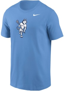 Nike UConn Huskies Light Blue Jonathan Playing Lacrosse Short Sleeve T Shirt