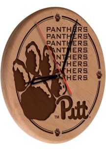 Pitt Panthers Laser Engraved Wall Clock