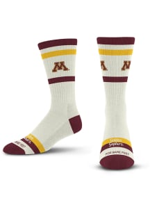 Minnesota Golden Gophers Stripe Fame Mens Crew Socks