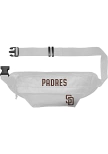 San Diego Padres White Large Fanny Tote
