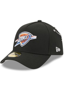 New Era Oklahoma City Thunder Mens Black 2026 NBA Draft 59FORTY A Frame Fitted Hat