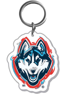 UConn Huskies Acrylic Main Keychain - Navy Blue