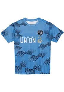 Philadelphia Union Boys Light Blue Sheer Thrill Short Sleeve T-Shirt