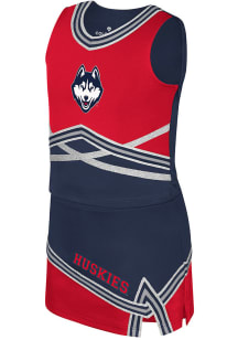 Colosseum UConn Huskies Girls Navy Blue Lollipop Set Cheer