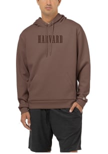 Harvard Crimson Mens Brown Tonal Fashion Hood