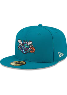 New Era Charlotte Hornets Mens Teal Alt 59FIFTY Fitted Hat