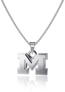 Michigan Wolverines Logo Pendant Necklace