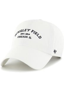 47 Chicago Cubs Wrigley Field Deuce Clean Up Adjustable Hat - White
