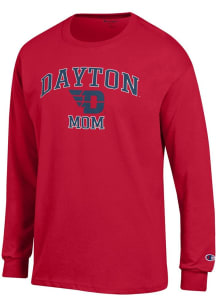 Champion Dayton Flyers Red Mom Jersey Long Sleeve T Shirt