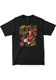 Brock Slaton USC Trojans Youth Black Illustrated Fashion Player Tee