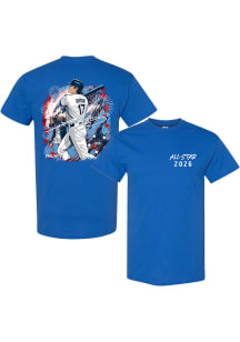 Shohei Ohtani Los Angeles Dodgers Blue 2026 ASG X Jordan Spector Short Sleeve Fashion Player T Shi..