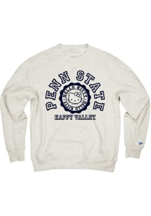 Blue 84 Penn State Nittany Lions Womens Ivory Hello Kitty School Rule Crew Sweatshirt