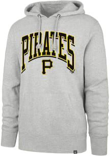 47 Pittsburgh Pirates Mens Grey Walk Tall Headline Long Sleeve Hoodie
