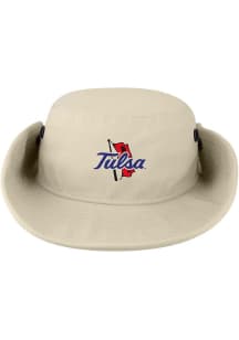Tulsa Golden Hurricane Beige Cool Fit Mens Bucket Hat