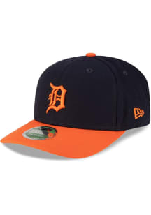 New Era Detroit Tigers 2T AC Player Replica 9SEVENTY Stretch Snap Adjustable Hat - Navy Blue