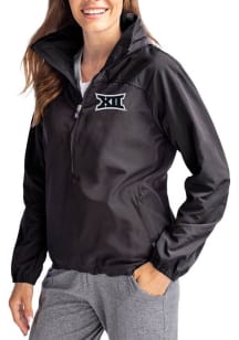 Cutter and Buck Big 12 Womens Black Charter Eco Long Sleeve Pullover