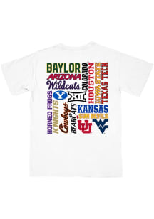 B-Unlimited Big 12 White Big 12 Team Wordmarks Short Sleeve T Shirt